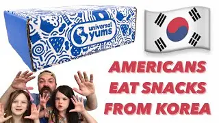 AMERICANS Eat SNACKS from SOUTH KOREA | Universal Yums subscription box | KOREAN Food 🇰🇷