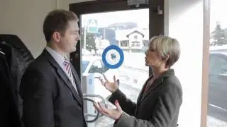Accenture Managing Director Peter Lacy speaks with Edie Lush at Hub Davos