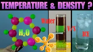 Does TEMPERATURE affect DENSITY? | ICE v/s WATER | dArtofScience