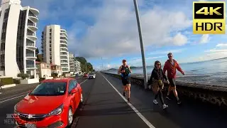 【4K HDR】Electric Scooter Ride Mission Bay Auckland New Zealand!