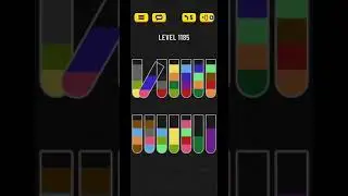 Water sort puzzle level 1185