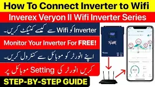 how to connect Inverex Veyron Wifi Inverter to Mobile App | Monitor Inverter On Mobile | i.solar App