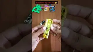 My Childhood Chocolate Wrapper Doll 😅🤭#ytshort #viral #craft #childhood #chocolatewrapping #doll