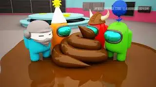 AMONG US POOP! / 0000 / IMPOSTOR POOPED EVERYWHERE! / THE FUNNIEST ANIMATIONS! / #game #memes #funny