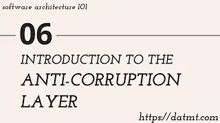 Introduction to the Anti Corruption Layer Pattern