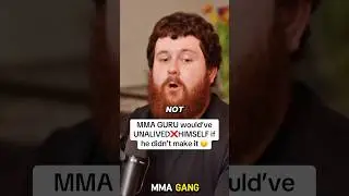 MMA GURU would&rsquo;ve unalived himself if he didn&rsquo;t make it on YouTube 😔 #mmaguru #fyp #sad #ufc #mma