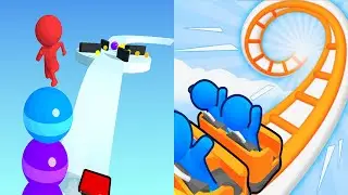 Stack Rider VS Runner Coaster 💫🪐💫 All Levels Gameplay Android, ios (Part 19)