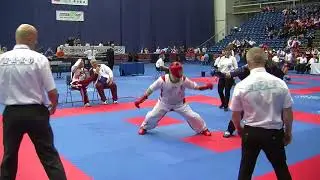 Krisztian Jaroskivicz HUN v Javier Antonio Azcarraga Avila MEX WAKO World Championships 2017