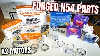 BUDGET FORGED N54 PISTONS & RODS UNBOXING X2