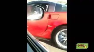 Funny Fail Corvette Showoff Fail
