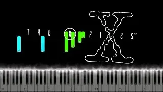 X-Files Theme (Illuminati Song) Piano Tutorial