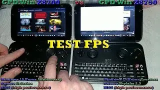 GPD Win Z8700 vs GPD Win Z8750 (Test FPS)