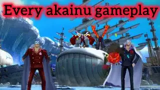 EVERY AKAINU GAMEPLAY 2025#opbr #onepiece 