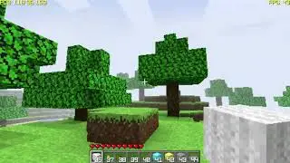 CrossCraft Indev on PSP with Lighting & Smooth Lighting