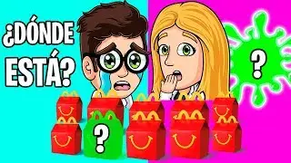 SLIME CON CAJAS DE MCDONALDS 🎁NO ELIJAS LA CAJA MISTERIOSA INCORRECTA!! (Mystery box)