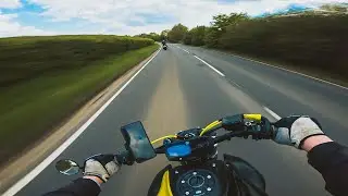 Summertime Group ride to Surrey. Part 5. | YAMAHA MT-07 AKRAPOVIC + QUICKSHIFTER [4K]