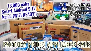 FACTORY SALE! BAGSAK PRESYO NA! Smart TV, Inverter Aircon, Washing Machine, Kitchen Appliance & MORE