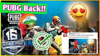 😍PUBG Coming Back On Diwali... Confirmed | PUBG india Unban