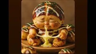 baby cheese bread🥐ASMR #ai #aifoodart #foodshorts 