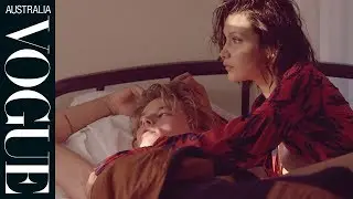 Bella Hadid and Jordan Barrett behind the scenes | Vogue Covers and Photoshoots | Vogue Australia