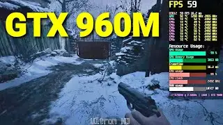 Resident Evil Village Demo | GTX 960M OC | Performance Test