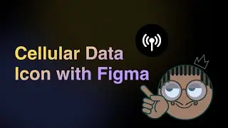 Cellular Data Icon with Figma