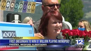 Medford woman becomes first Oregonian to win $1 Million playing Monopoly