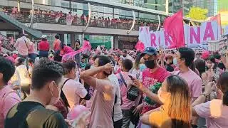 The Roaring Crowd of PasigLaban sa Dulo ng Emerald Avenue #pasigispink #pasiglaban 5:40PM 4khdr