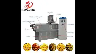 Puff snack food making machine/ snack extruder