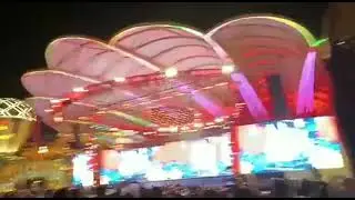 NEW YEAR'S EVE COUNTDOWN 2022 IN GLOBAL VILLAGE DUBAI UNITED ARAB EMIRATES..