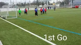 Juelz Romeo Glenn with 2 Goals: SG Rot-Weiss Frankfurt vs Enkheim 5-0 ( Fussball, Football, Soccer )