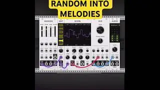 VCV Rack Trick: Make Random Voltages Sing #vcvrack