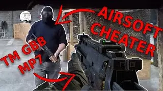 AIRSOFT CHEATER rekt by TM MP7 GBB | Indoor Field