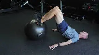 Stability Ball Hamstring Curl
