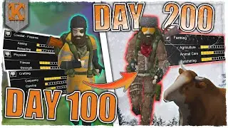 I Survived 200 Days as the Weakest Character in Project Zomboid B42