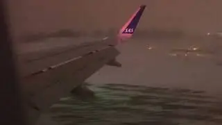 EXTREME SNOWSTORM Landing @ Trondheim Norway (SAS Airlines, Airbus A320neo)
