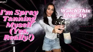 Ever wondered how to actually spray tan yourself at home and make it look flawless?