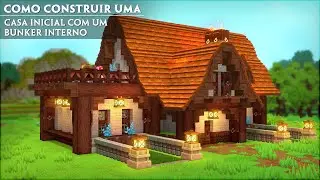 Como Construir uma Casa Inicial Com um Bunker Embutido | Hytale Tutorial