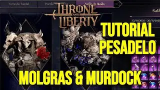 Throne and Liberty Tutorial Dungeon Solo Nightmare Molgras & Murdock (Summoner) Staff and Wand