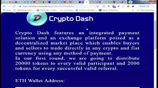 Get  100 Tokens ($25/ cryptodash 20000 /  and more Airdrops