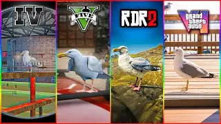 Can you Shoot Seagulls in GTA and RDR Games?