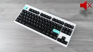 The Most Silent Keyboard with Silent Alpaca Switches