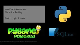 CompSci NEA: Login Screen (Black Box Testing)