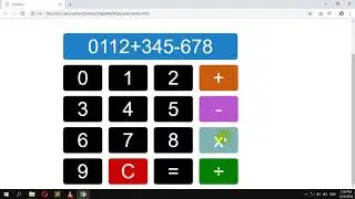 How to Create Digital Calculator usimg HTML CSS JS