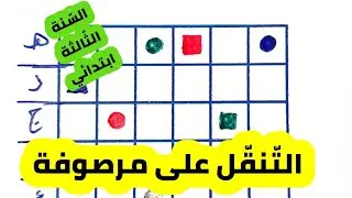 التنقل على مرصوفة للسنة الثالثة ابتدائي، شرح مبسط في 5 دقائق