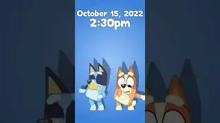 Bluey Video Invitation