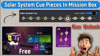 I Got Solar System Cue Pieces Free From Mission Boxes In 8 Ball Pool #8ballpool #miniclip