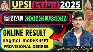 🚨UPSI ORIGINAL MARKSHEET & DEGREE नहीं है तो ये करो ✅#upsi2025 #upsinewvacancy2025 
