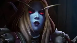 Escena en el juego - Sylvanas vs. Genn (en español)