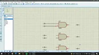 Implementing NOT gate using NAND in proteus [NAND gate Implementation].